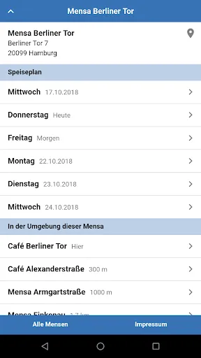 Mensa Screenshots