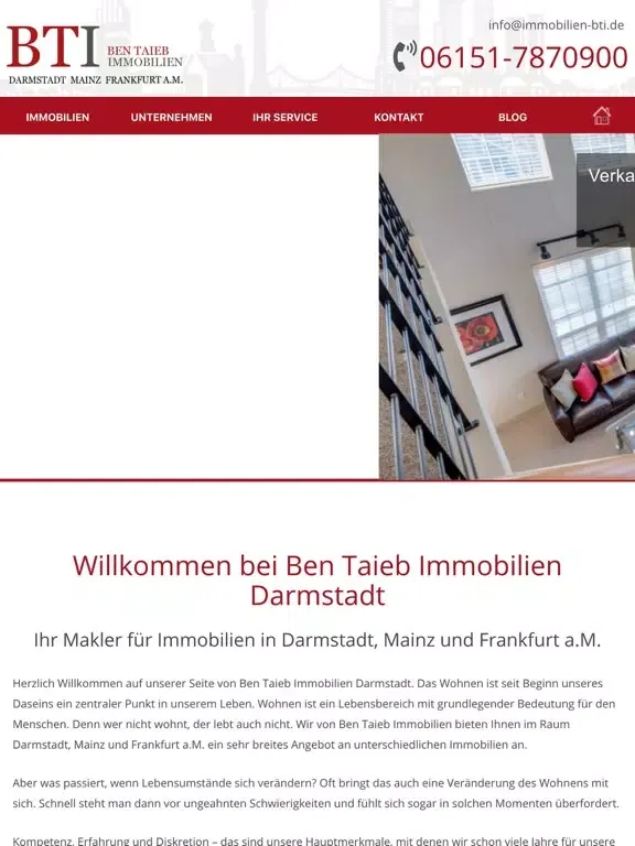 BTI Immobilien iPad 应用截图