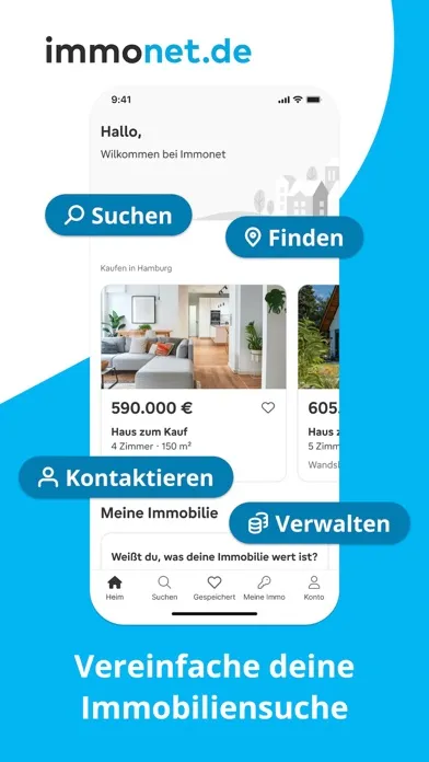 Zrzuty ekranu immonet Immobilien Suche