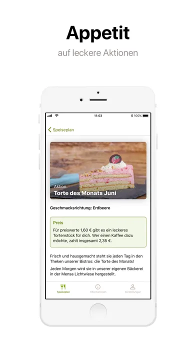 Zrzuty ekranu Mensa Darmstadt