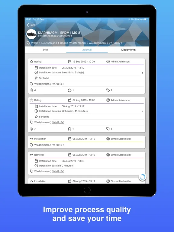 CONEXO Lite iPad  Screenshots