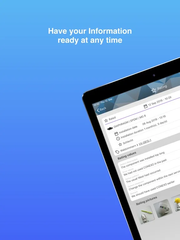 CONEXO Lite iPad  Screenshots