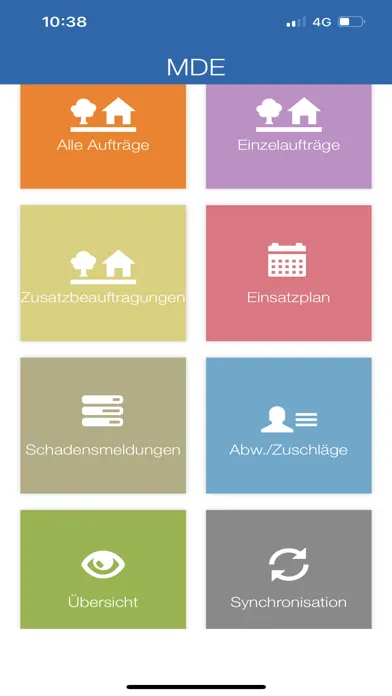Zrzuty ekranu Mobile Leistungserfassung
