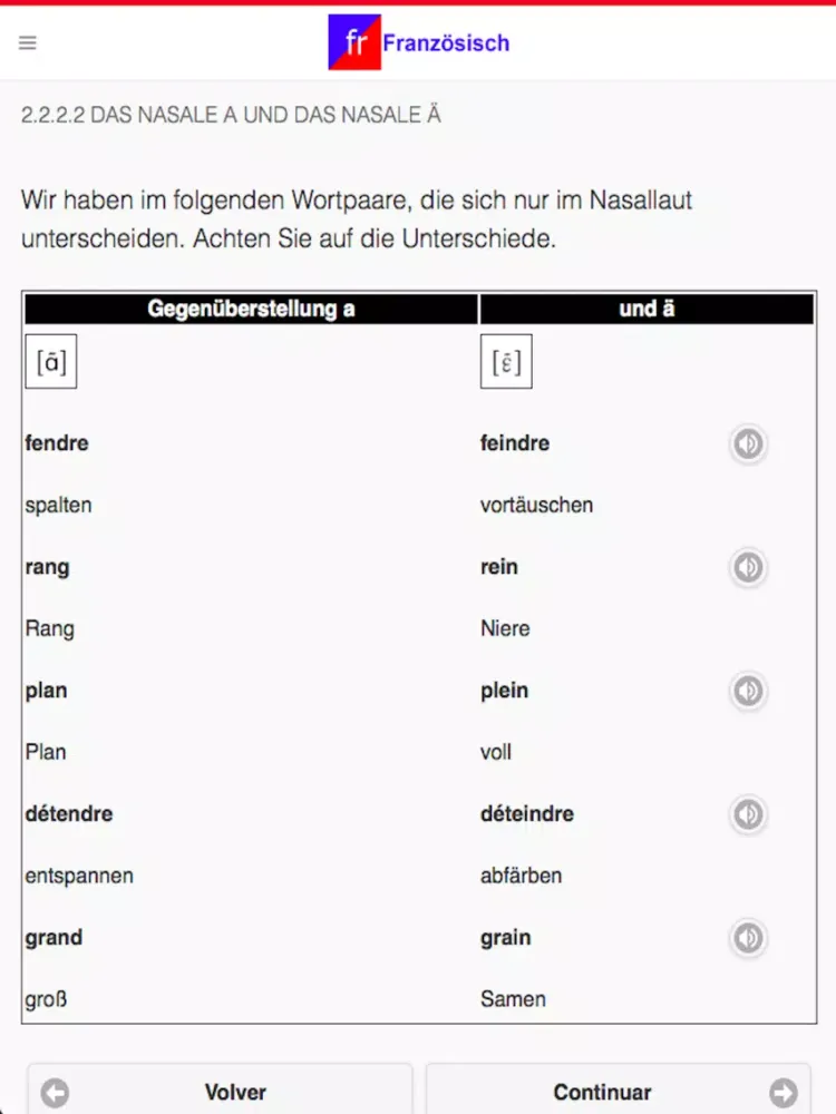 Französischkurs iPad 应用截图