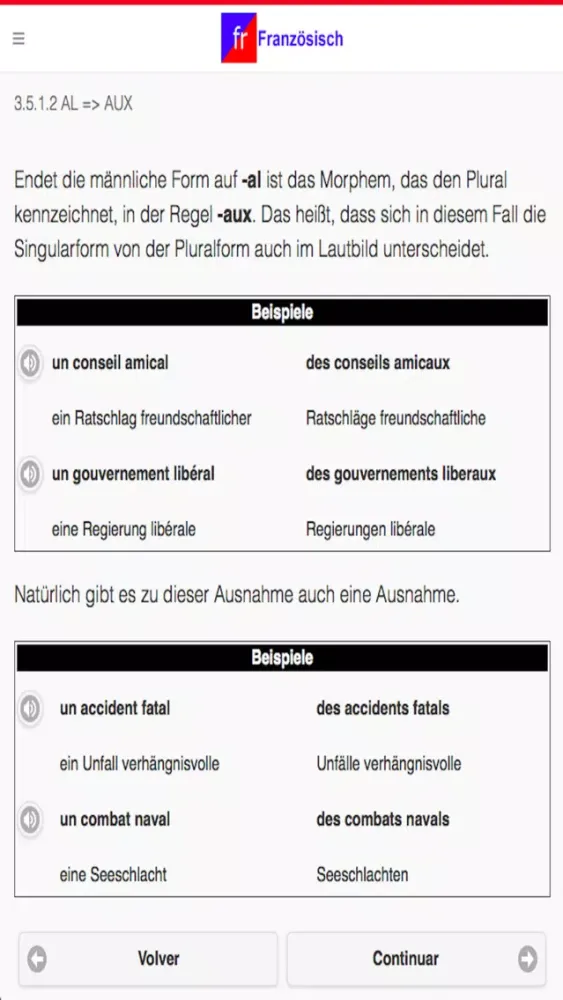 Französischkurs应用截图