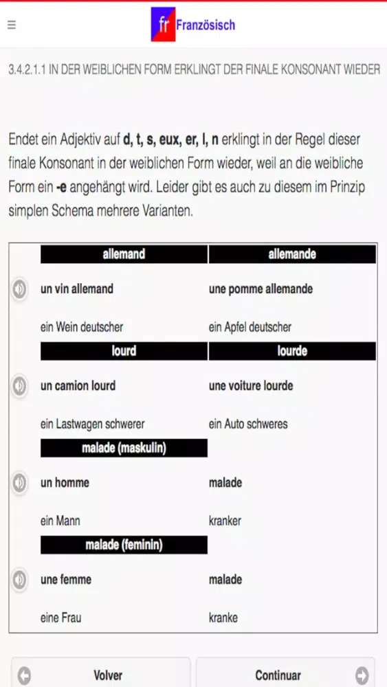 Französischkurs应用截图