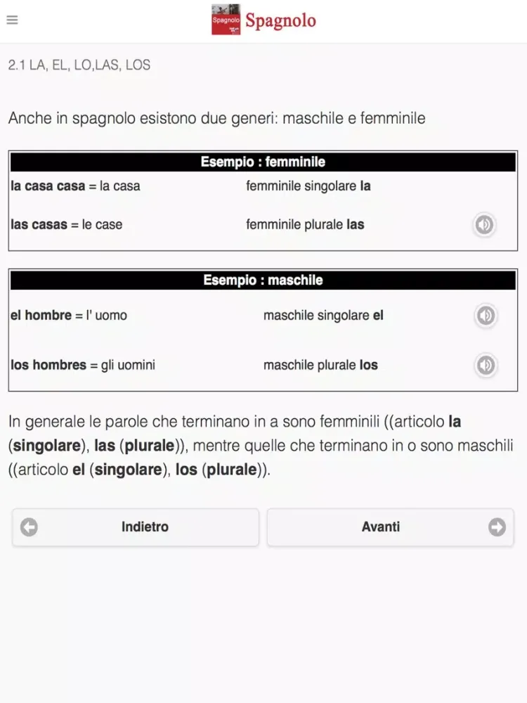 Tangkapan layar Spagnolo iPad 
