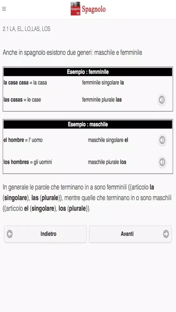Tangkapan layar Spagnolo