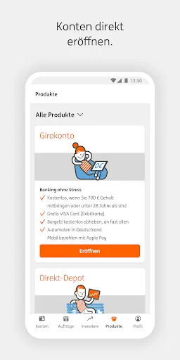 Скриншоты ING Banking to go