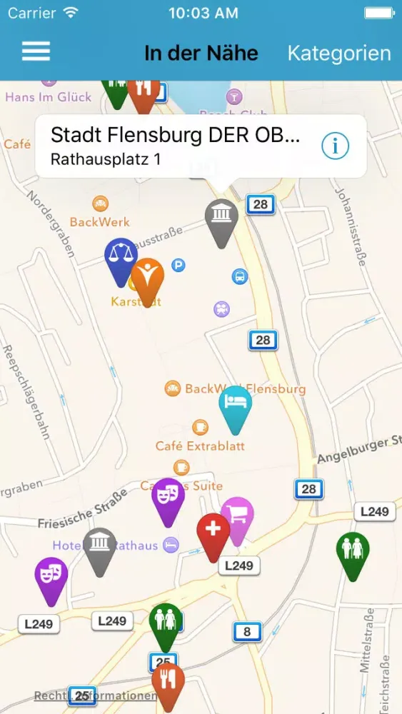 Capturas de tela do Stadt Flensburg