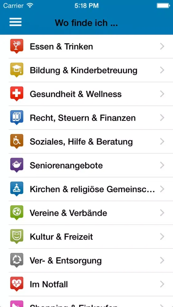 Скриншоты Günzburg App