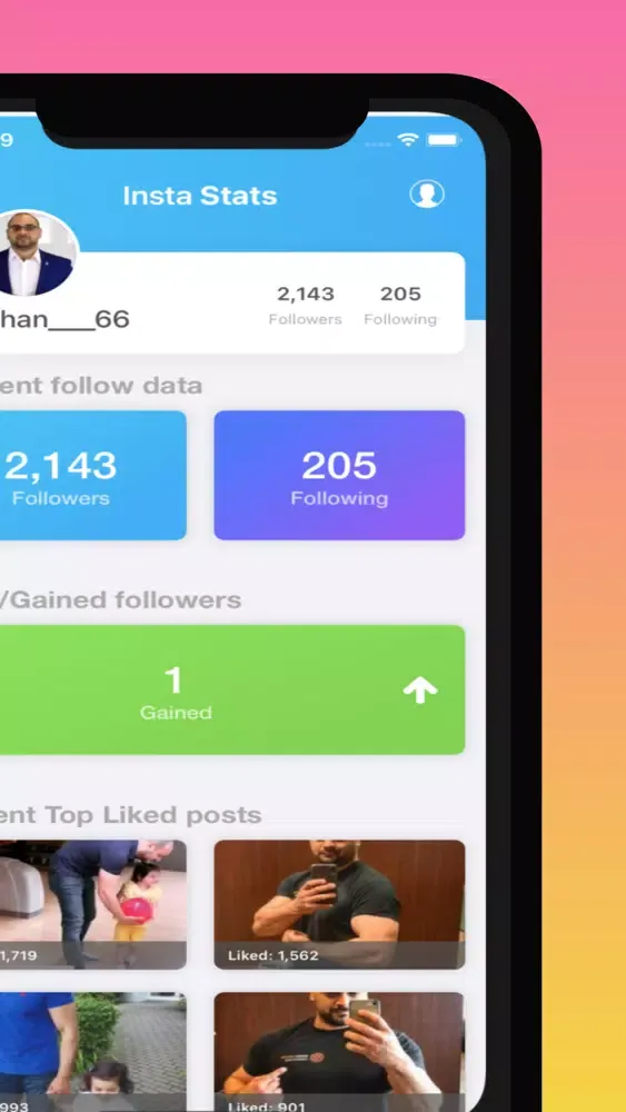 تصاویر Insta follower stats - Reports