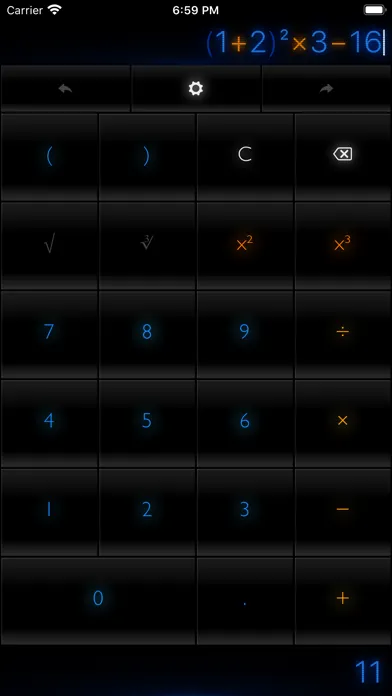 Tangkapan layar Eleven | Calculator