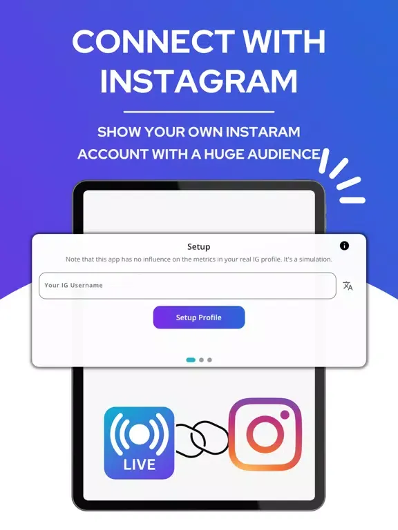 IG Live - Fame Simulator iPad  スクリーンショット