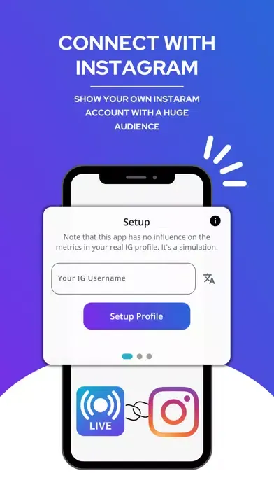 IG Live - Fame Simulator スクリーンショット