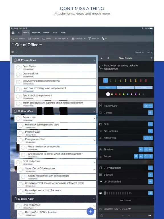 Organize:Pro Cloud Tasks iPad  स्क्रीनशॉट