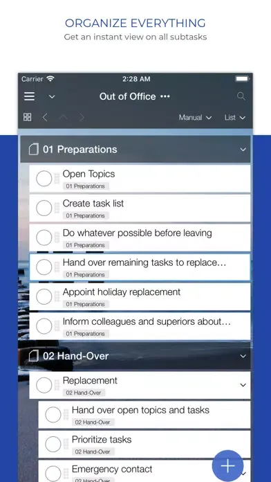 Organize:Pro Cloud Tasks स्क्रीनशॉट