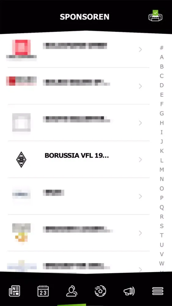 Capturas de pantalla de Borussia Sponsoren Club