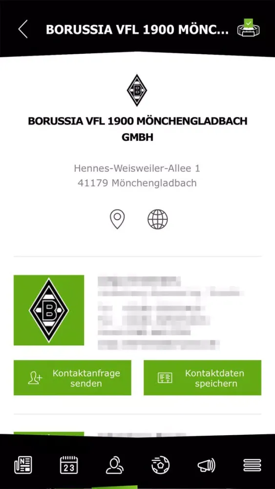 Capturas de pantalla de Borussia Sponsoren Club