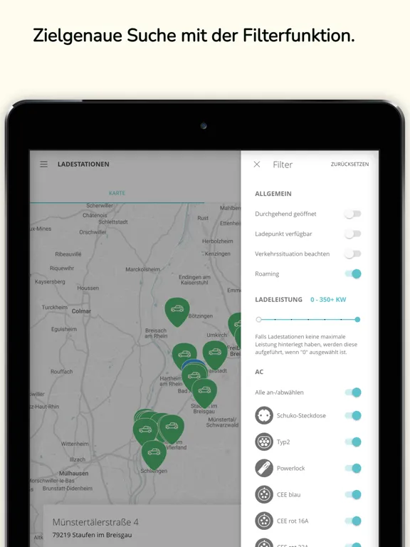 Zrzuty ekranu Bidirex eMobility App iPad 