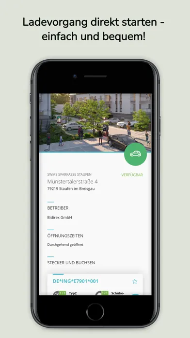 Zrzuty ekranu Bidirex eMobility App