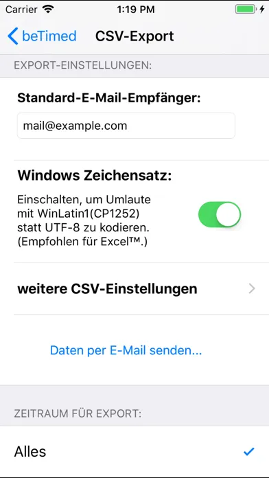 Zrzuty ekranu beTimed1i