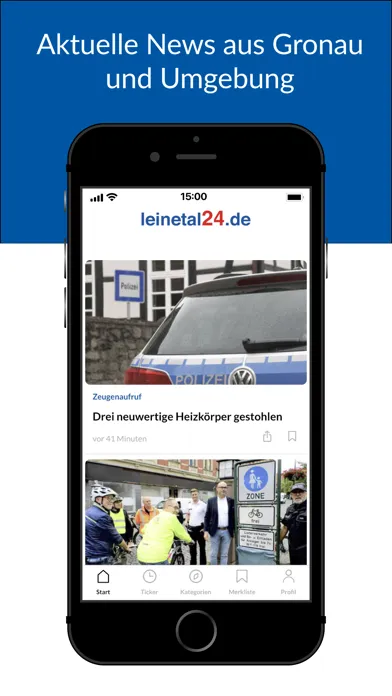 Zrzuty ekranu leinetal24.de