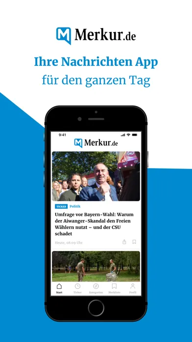 Merkur: Aktuelle Nachrichten 스크린샷