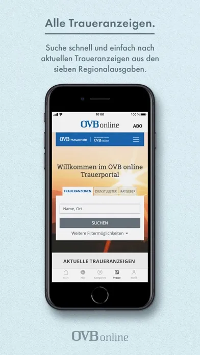 OVB online Screenshots