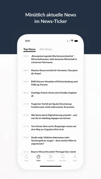 Скриншоты Webnachrichten