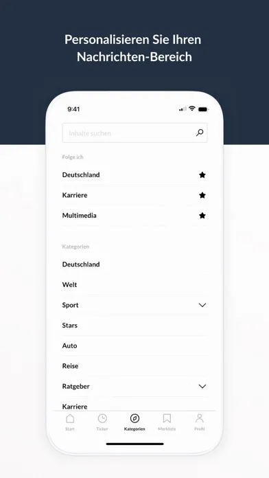 Скриншоты Webnachrichten