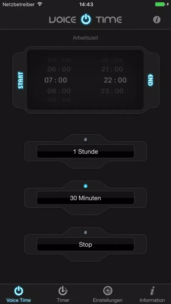 Voice Time DE - Sprechende Uhr 스크린샷
