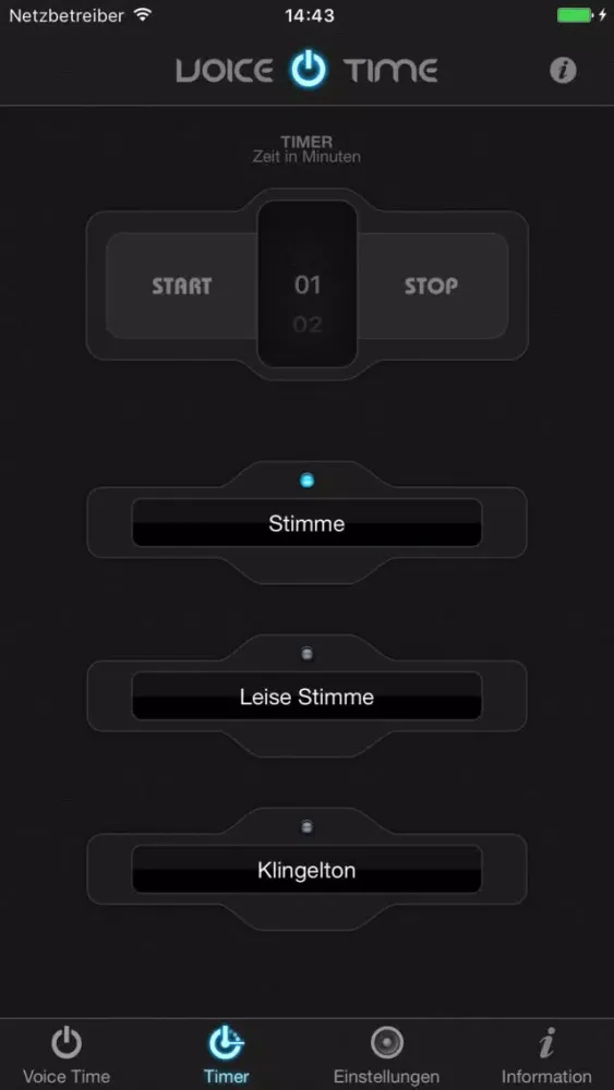 Voice Time DE - Sprechende Uhr 스크린샷