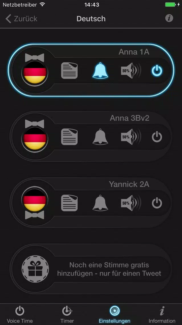 Voice Time DE - Sprechende Uhr Ekran Görüntüleri
