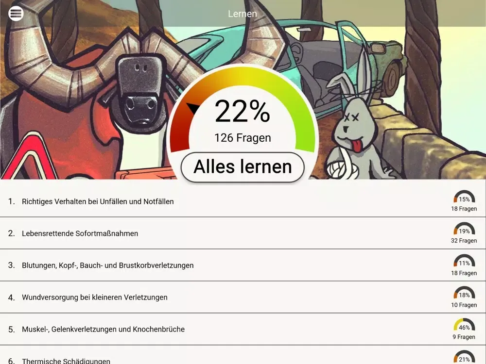 DRK Erste Hilfe Wissen iPad  स्क्रीनशॉट