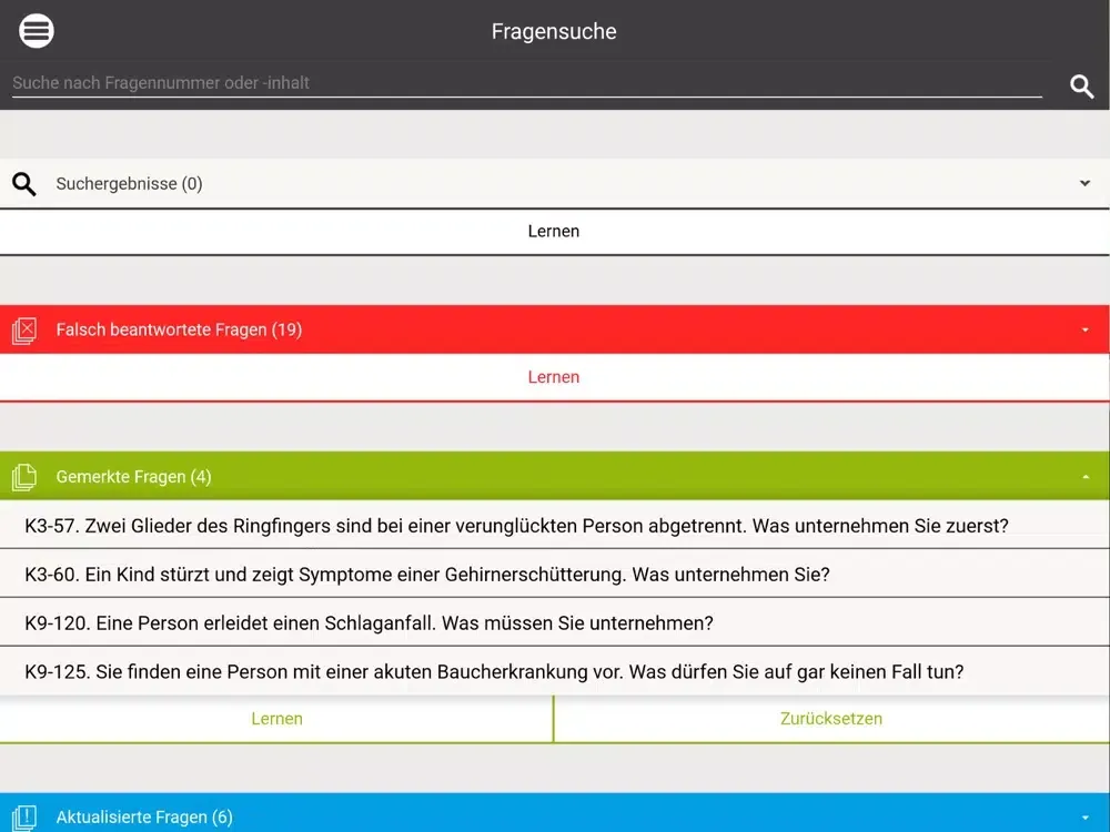 DRK Erste Hilfe Wissen iPad  स्क्रीनशॉट