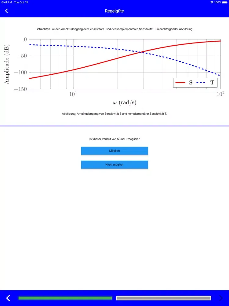 ERT Kurztests iPad  Screenshots