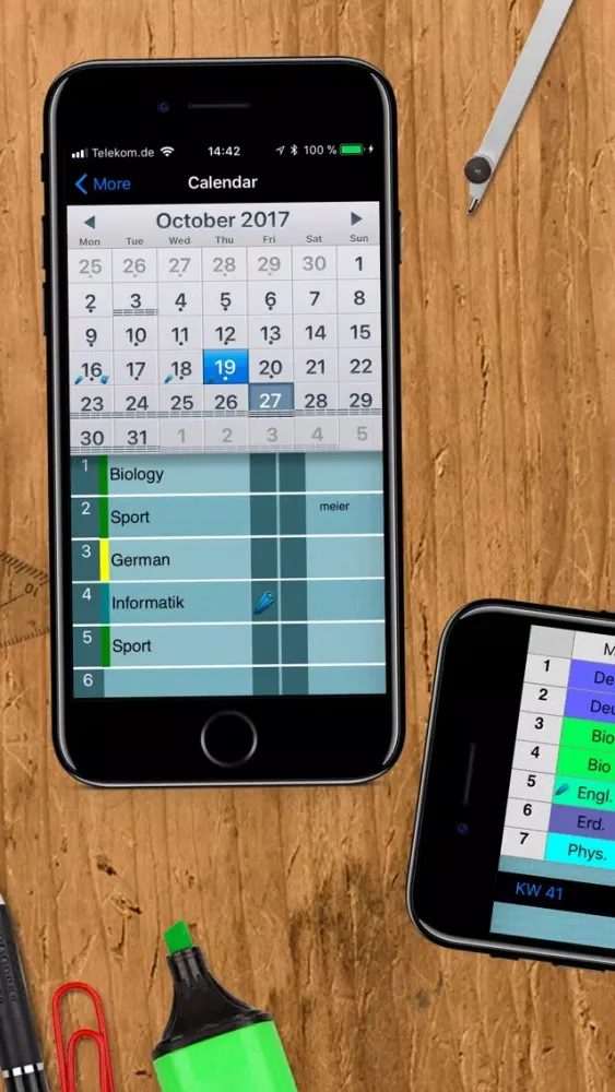 Ảnh chụp màn hình của Schoolplanner