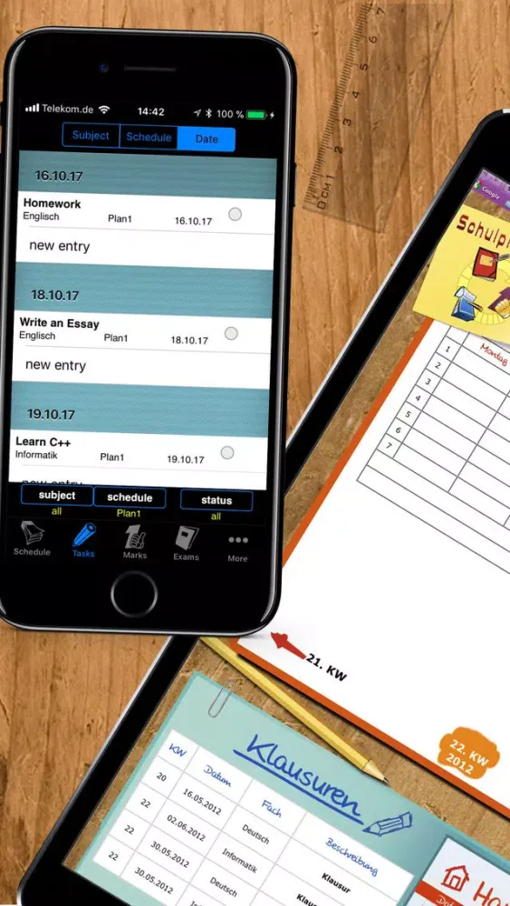 Ảnh chụp màn hình của Schoolplanner