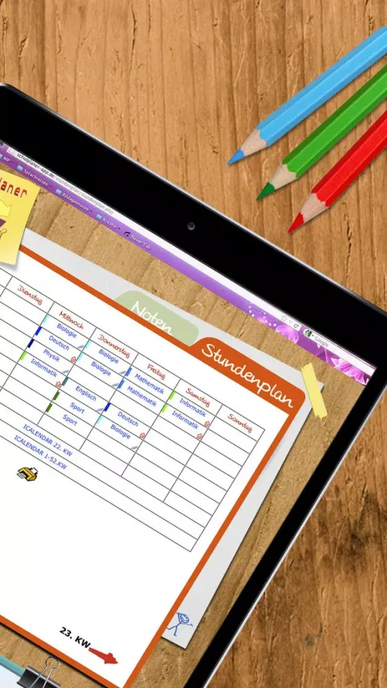 Ảnh chụp màn hình của Schoolplanner