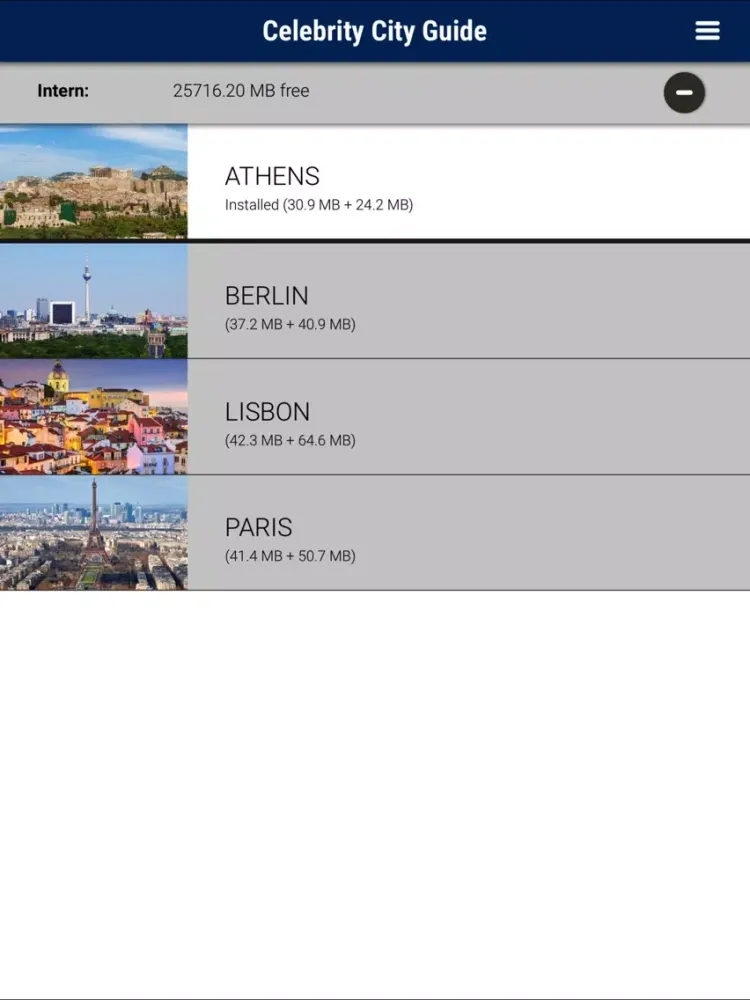 Captures d'écran de Celebrity City Guide iPad 