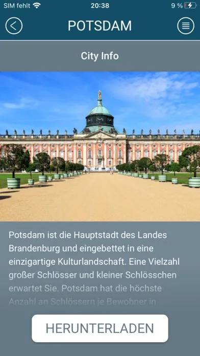 Potsdam City Guide Screenshots