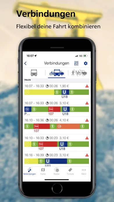ZÄPP Die Ruhrbahn App應用截圖