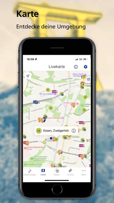 ZÄPP Die Ruhrbahn App應用截圖