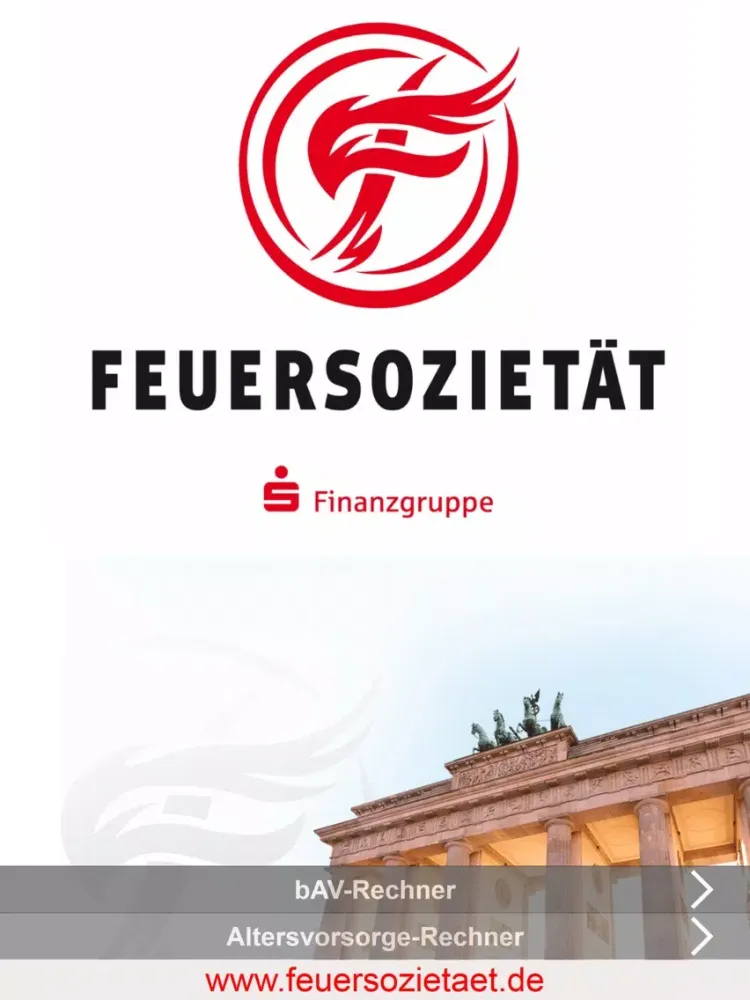 Screenshot di Feuersozietät Vorsorge-App iPad 
