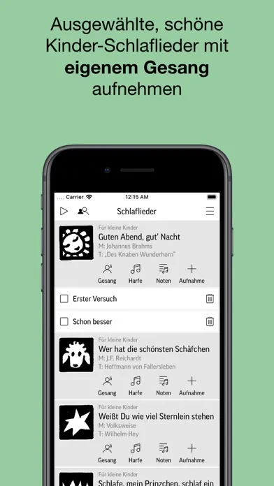 Capturas de pantalla de Schlaflieder zum Mitsingen