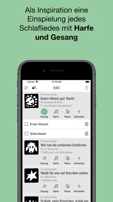 Capturas de pantalla de Schlaflieder zum Mitsingen