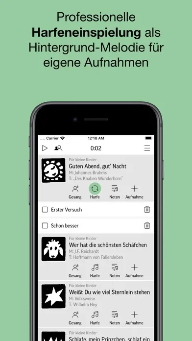 Capturas de pantalla de Schlaflieder zum Mitsingen