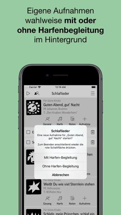 Capturas de pantalla de Schlaflieder zum Mitsingen