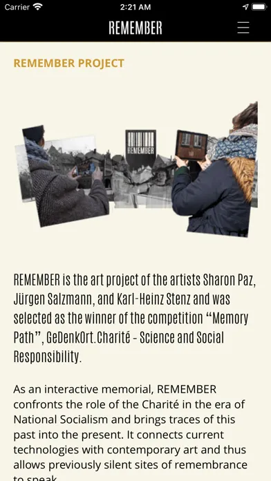 Zrzuty ekranu REMEMBER­
